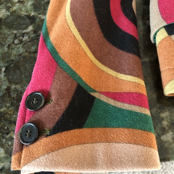 RARE Etro abstract print wool jacket - Picture 11 of 12